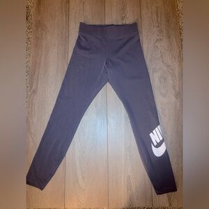 Women’s Purple Nike Leggings with Logo Size Medium Lightly worn